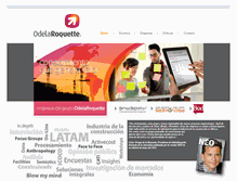 Tablet Screenshot of odelaroquette.com